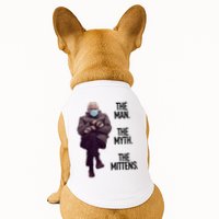 The Man The Myth The Mittens Bernie Meme Doggie Tank