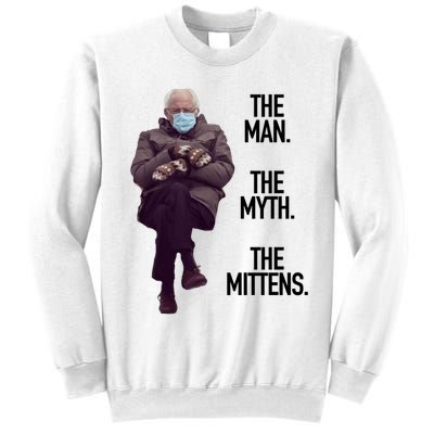 The Man The Myth The Mittens Bernie Meme Sweatshirt