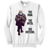 The Man The Myth The Mittens Bernie Meme Sweatshirt
