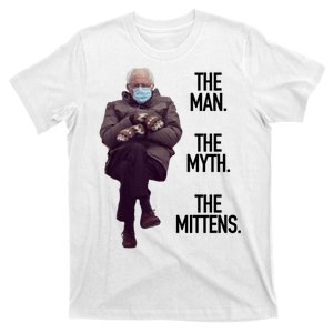 The Man The Myth The Mittens Bernie Meme T-Shirt