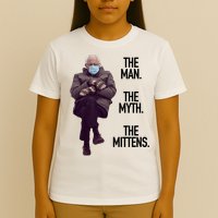 The Man The Myth The Mittens Bernie Meme T-Shirt