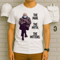 The Man The Myth The Mittens Bernie Meme T-Shirt