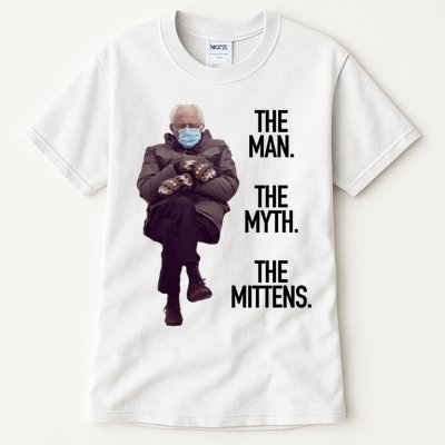 The Man The Myth The Mittens Bernie Meme Tall T-Shirt