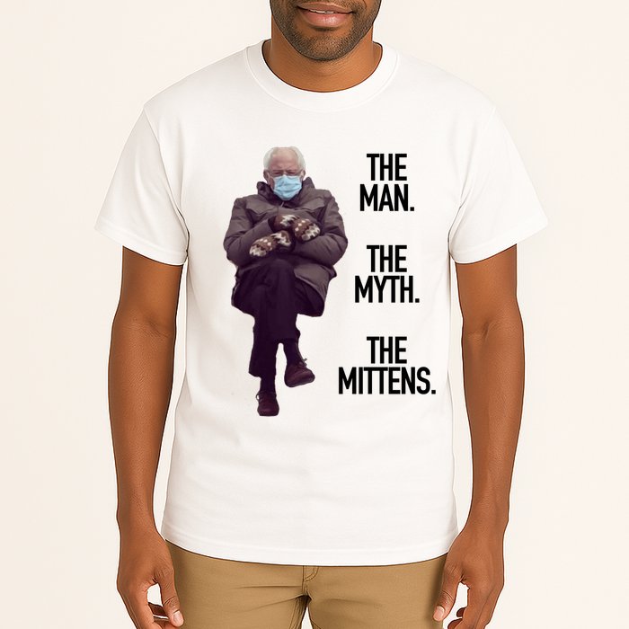 The Man The Myth The Mittens Bernie Meme Tall T-Shirt