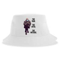 The Man The Myth The Mittens Bernie Meme Sustainable Bucket Hat