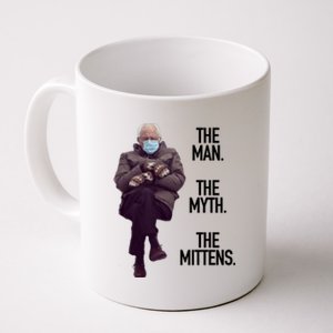 The Man The Myth The Mittens Bernie Meme Coffee Mug