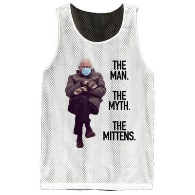 The Man The Myth The Mittens Bernie Meme Mesh Reversible Basketball Jersey Tank