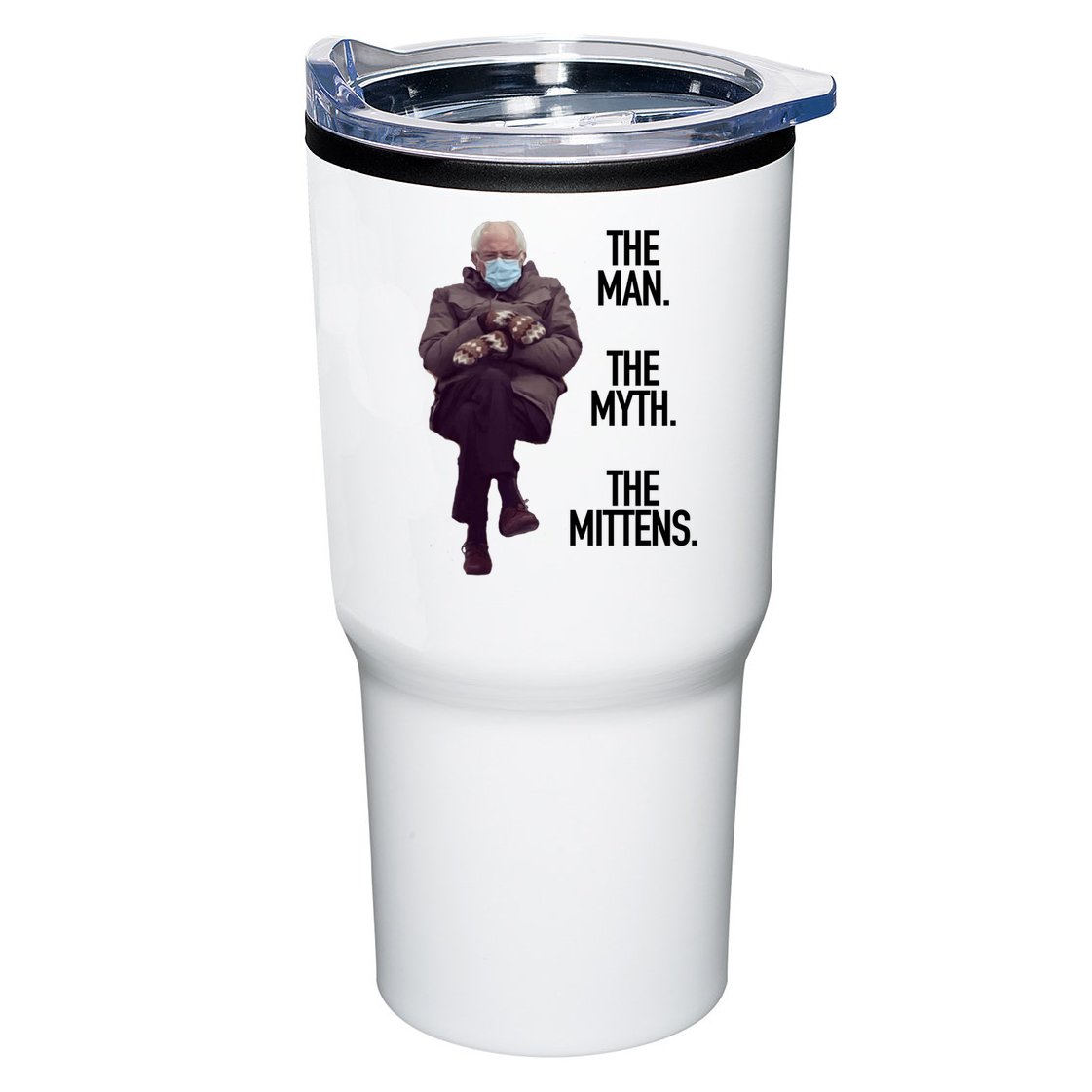 The Man The Myth The Mittens Bernie Meme Tumbler
