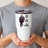The Man The Myth The Mittens Bernie Meme Tumbler