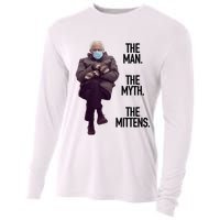 The Man The Myth The Mittens Bernie Meme Cooling Performance Long Sleeve Crew