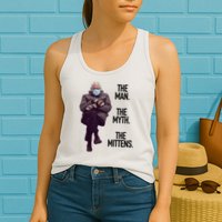 The Man The Myth The Mittens Bernie Meme Womens Tank Top