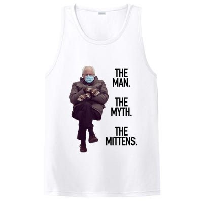 The Man The Myth The Mittens Bernie Meme PosiCharge Competitor Tank