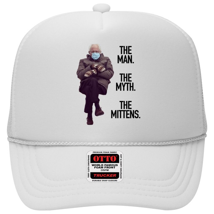 The Man The Myth The Mittens Bernie Meme Trucker Hat