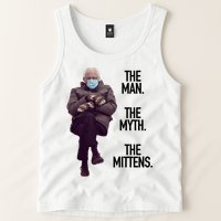 The Man The Myth The Mittens Bernie Meme Tank Top