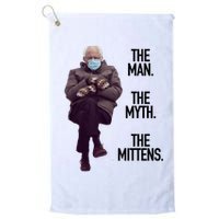 The Man The Myth The Mittens Bernie Meme Golf Towel
