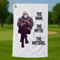 The Man The Myth The Mittens Bernie Meme Golf Towel