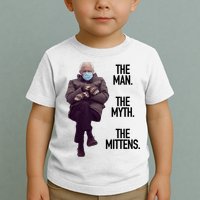 The Man The Myth The Mittens Bernie Meme Toddler T-Shirt