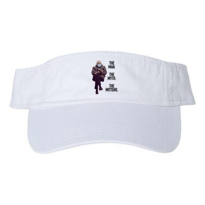 The Man The Myth The Mittens Bernie Meme Visor