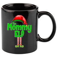 The Mommy Elf Christmas 11oz C Handle Ceramic Mug