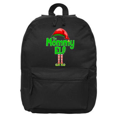 The Mommy Elf Christmas 16 in Basic Backpack