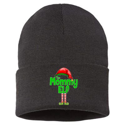 The Mommy Elf Christmas Sustainable Knit Beanie