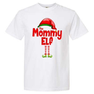 The Mommy Elf Christmas Garment-Dyed Heavyweight T-Shirt