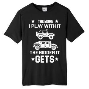 The More I Play With It the Bigger It Gets Truck Tall Fusion ChromaSoft Performance T-Shirt