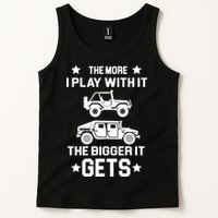 The More I Play With It the Bigger It Gets Truck Tank Top