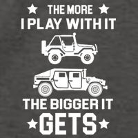 The More I Play With It the Bigger It Gets Truck Vector Backpack