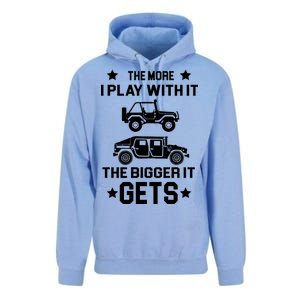 The More I Play With It the Bigger It Gets Truck Unisex Surf Hoodie