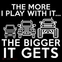 The More I Play With It The Bigger Its Gets Stripe Pom Pom Beanie