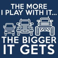 The More I Play With It The Bigger Its Gets Button