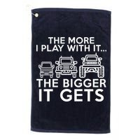 The More I Play With It The Bigger Its Gets Golf Towel