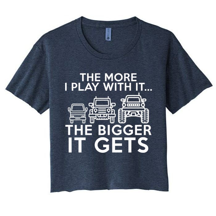 The More I Play With It The Bigger Its Gets Crop Top
