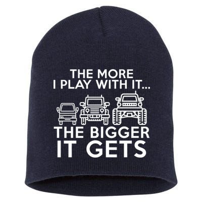 The More I Play With It The Bigger Its Gets Short Acrylic Beanie