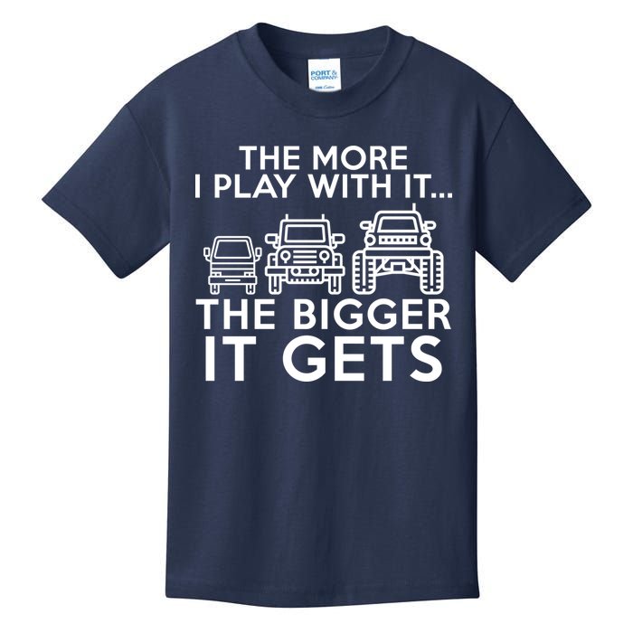 The More I Play With It The Bigger Its Gets Kids T-Shirt