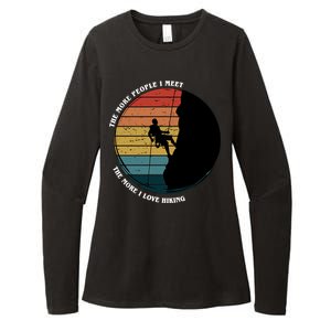 The More People I Meet The More I Love Hiking Womens CVC Long Sleeve Shirt