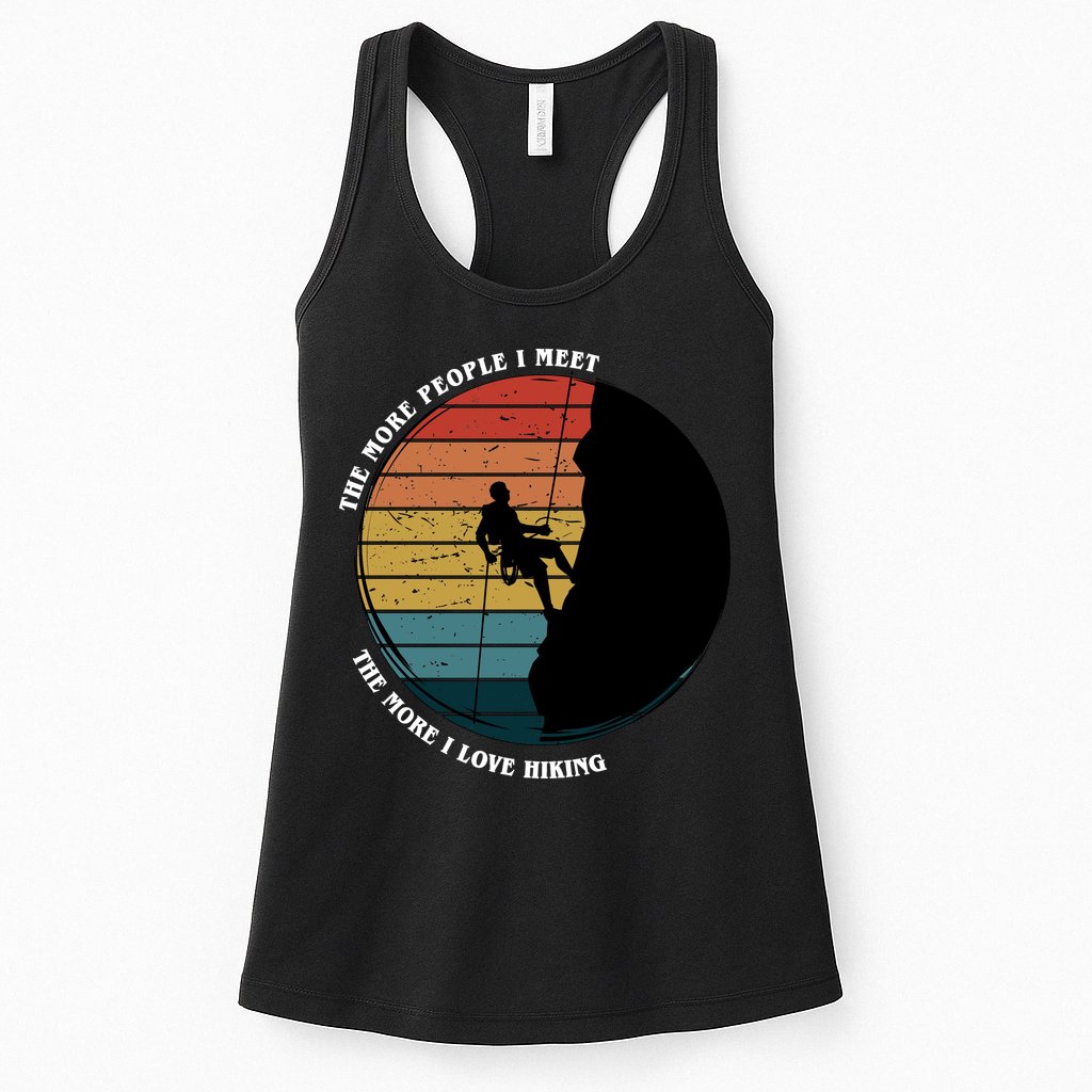 The More People I Meet The More I Love Hiking Womens Tank Top
