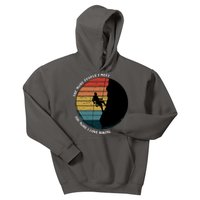 The More People I Meet The More I Love Hiking Kids Hoodie