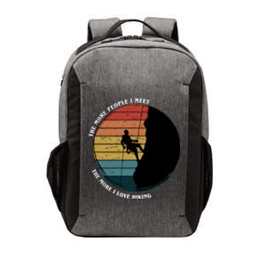 The More People I Meet The More I Love Hiking Vector Backpack