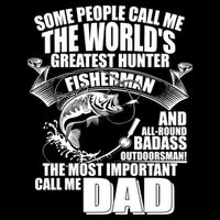 The Most Important Call Me Dad Fisherman 7-Panel Snapback Hat