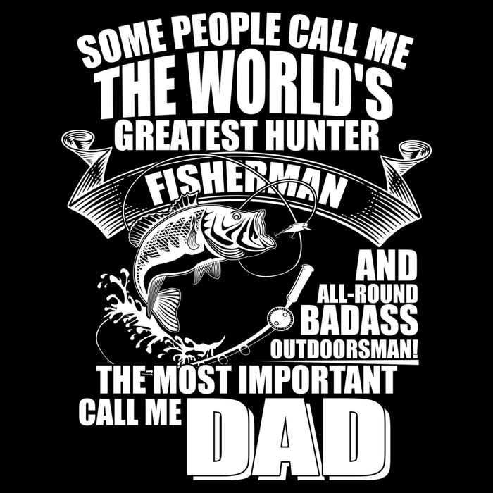 The Most Important Call Me Dad Fisherman 7-Panel Snapback Hat