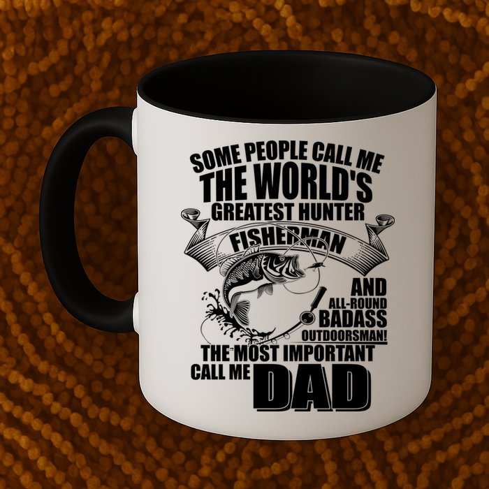 The Most Important Call Me Dad Fisherman Mug