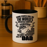 The Most Important Call Me Dad Fisherman Mug