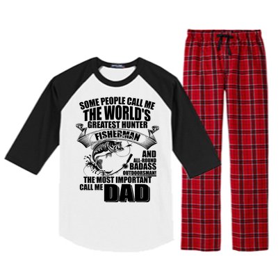 The Most Important Call Me Dad Fisherman Raglan Sleeve Pajama Set