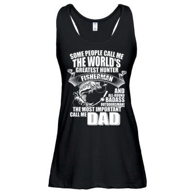 The Most Important Call Me Dad Fisherman Ladies Essential Flowy Tank