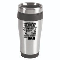 The Most Important Call Me Dad Fisherman 16oz Travel Tumbler