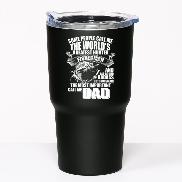 The Most Important Call Me Dad Fisherman Tumbler