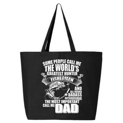 The Most Important Call Me Dad Fisherman 25L Jumbo Tote