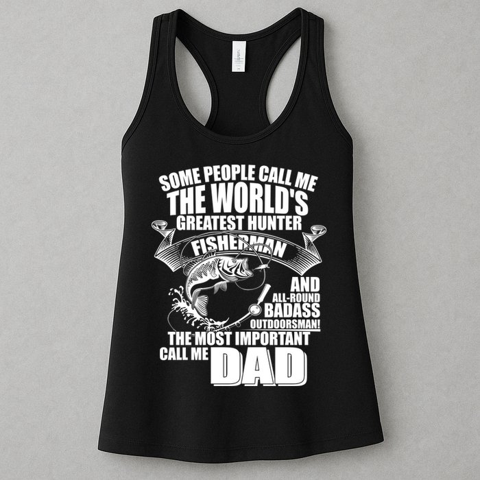 The Most Important Call Me Dad Fisherman Womens Tank Top